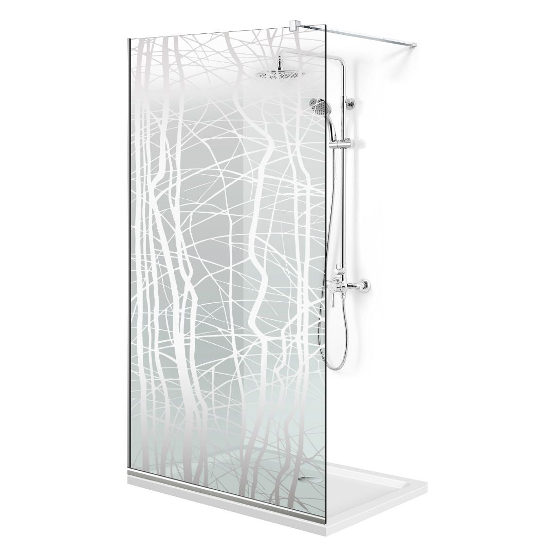 Paravan dus Walk-in, Perete dus Inox, #Clara #Víztiszta