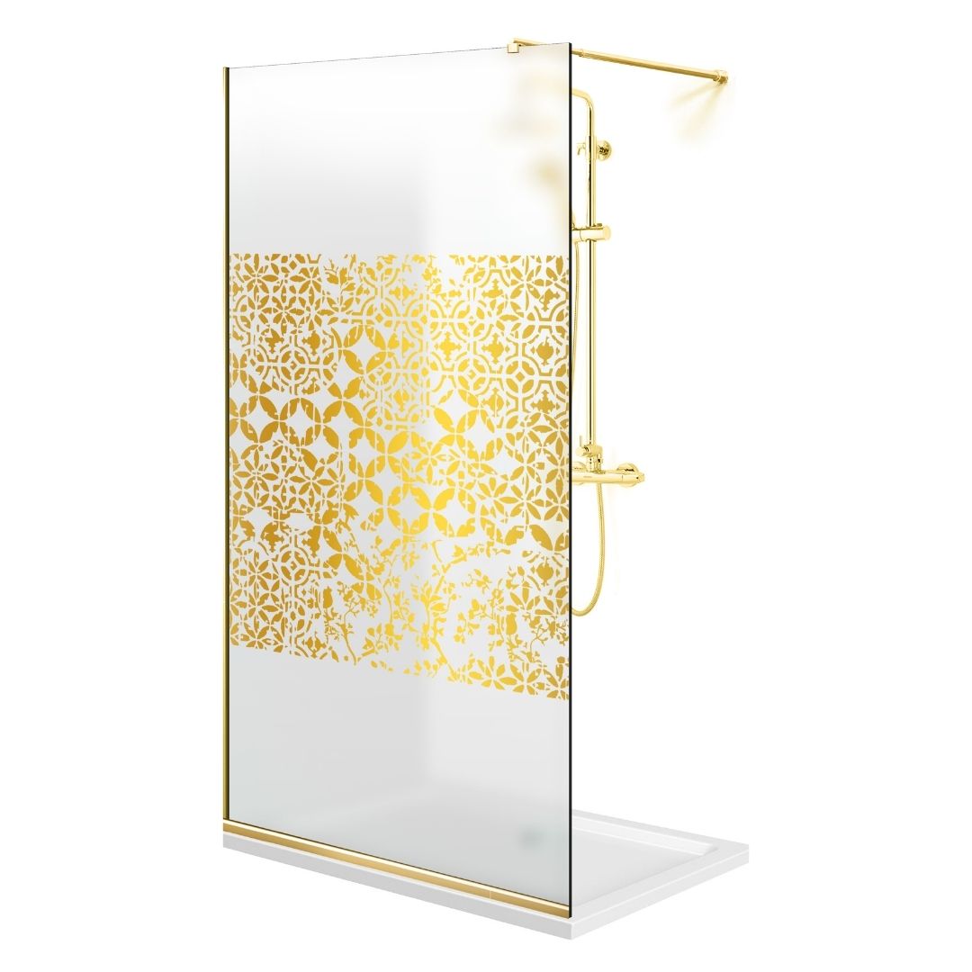 Paravan dus Walk-in, Perete dus Auriu, #Mat #Matt