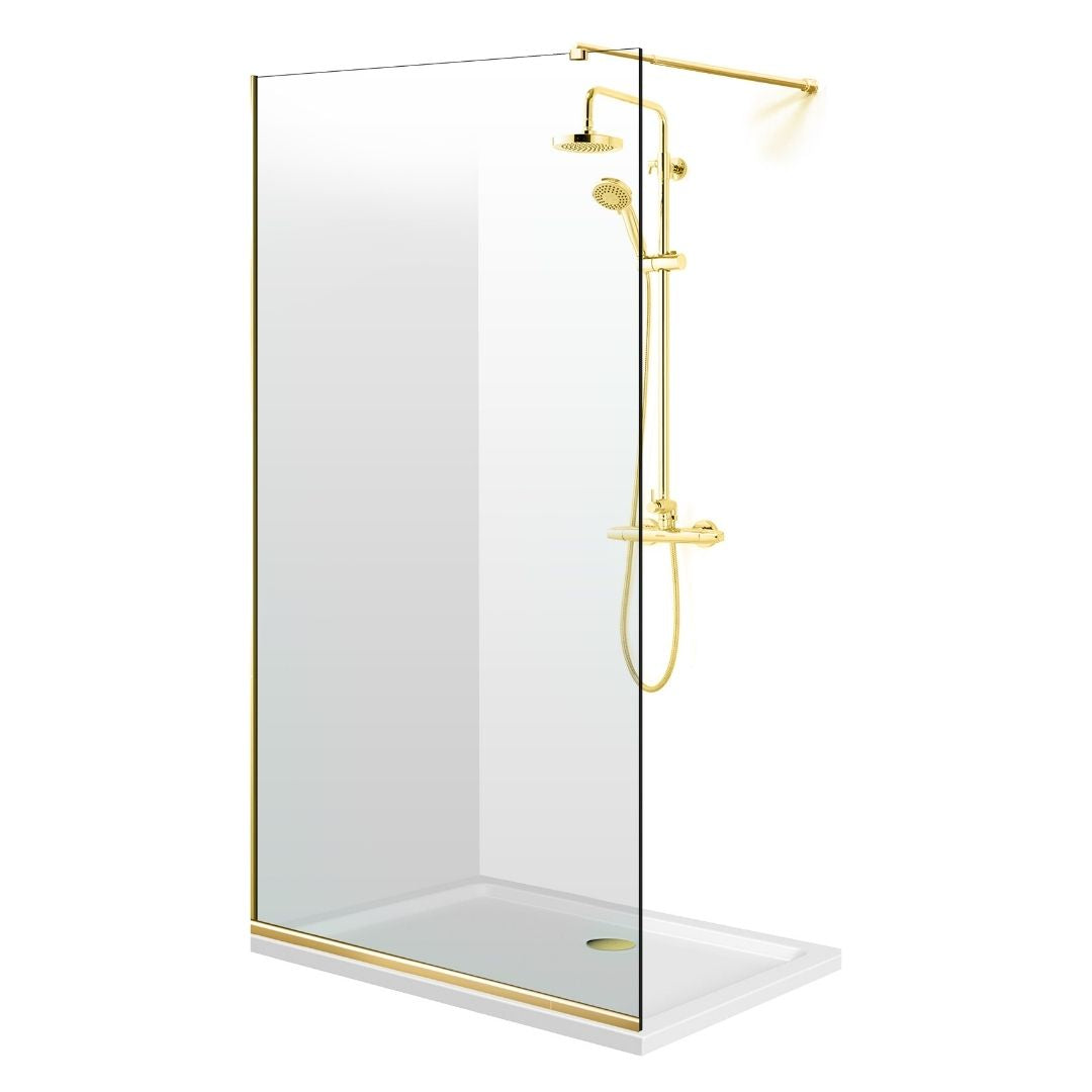 Paravan dus Walk-in, Perete dus Auriu, #Mat #Matt