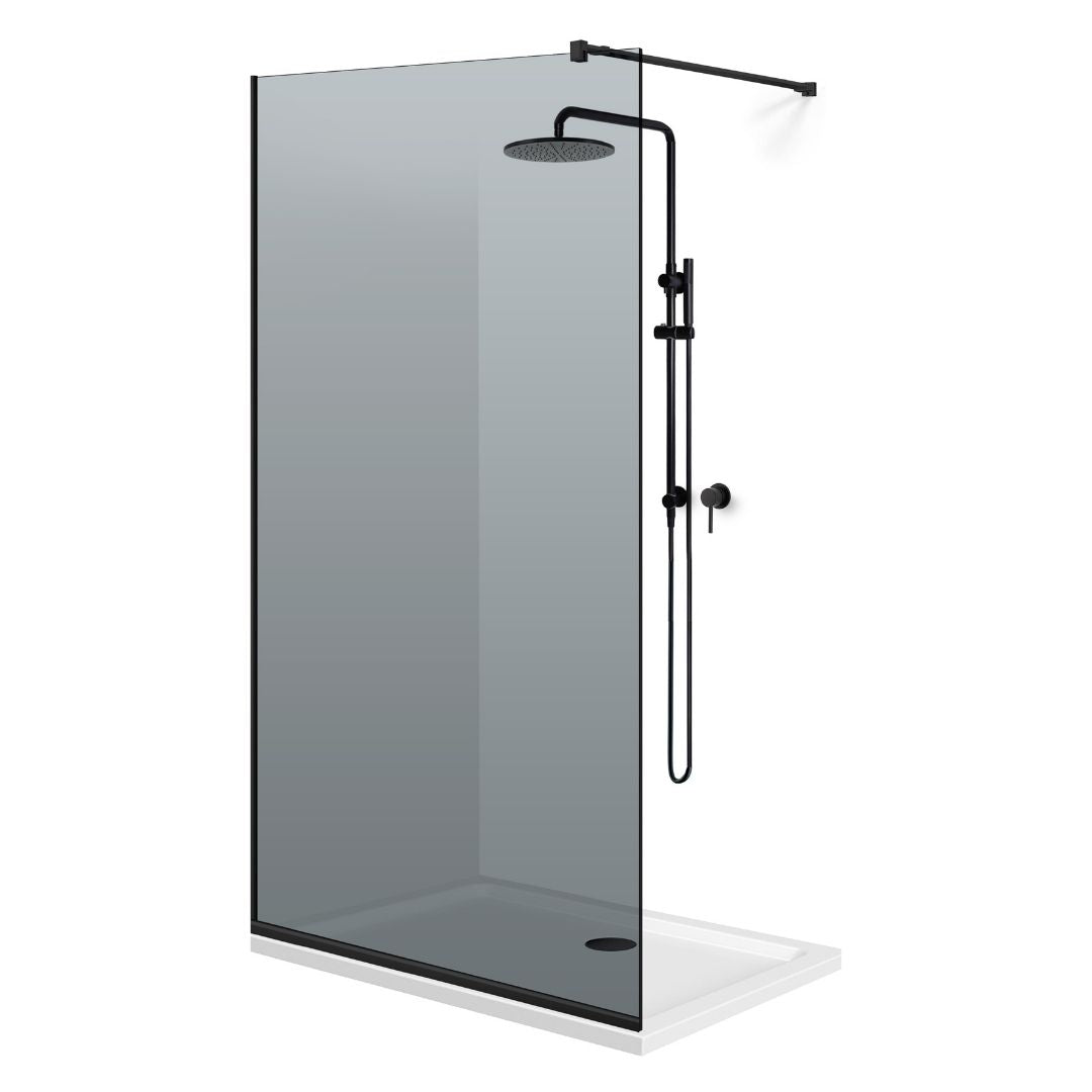 Paravan dus Walk-in, Perete dus Negru, #Gri #Szürke