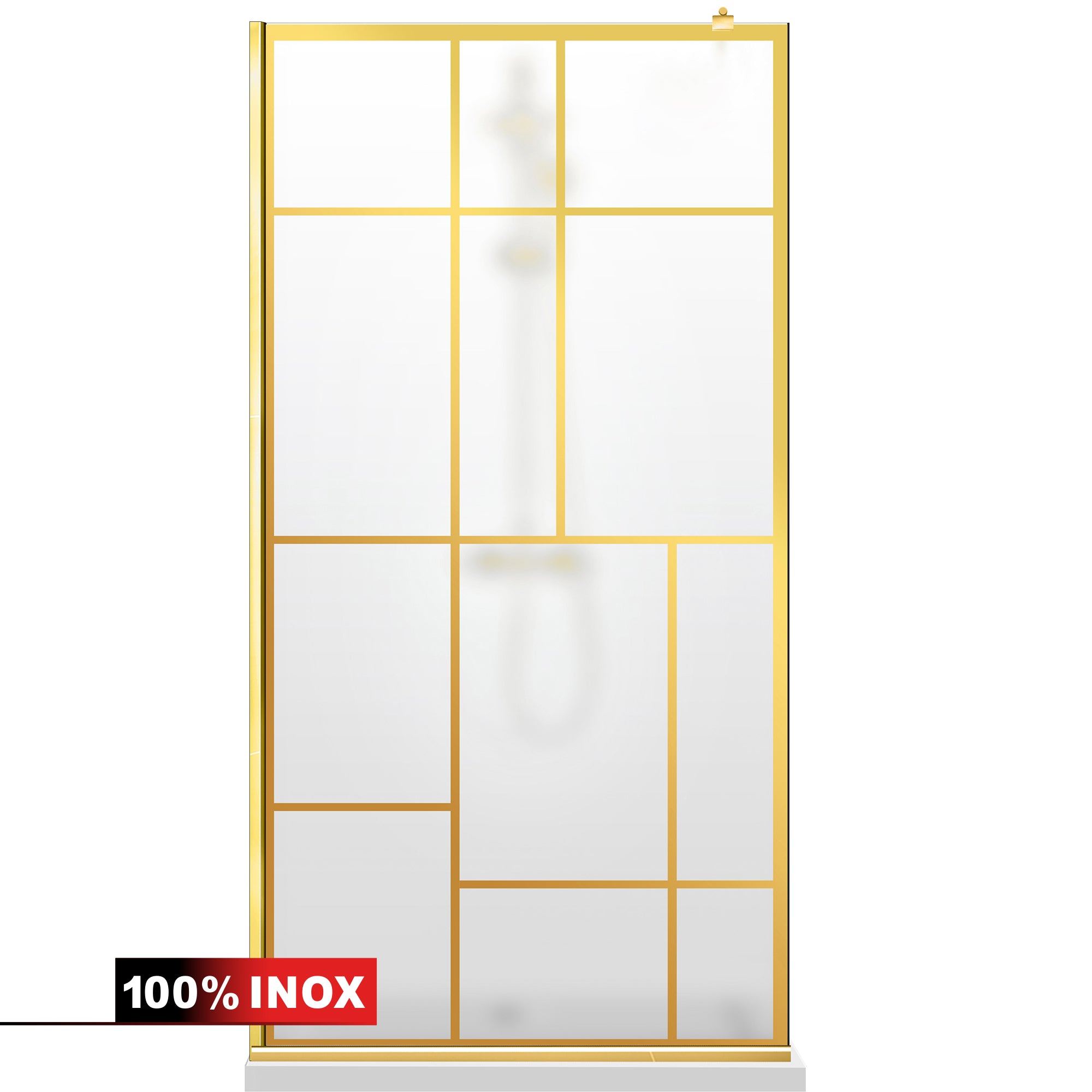 Paravan dus Walk-in, Perete dus Auriu, #Mat #Matt