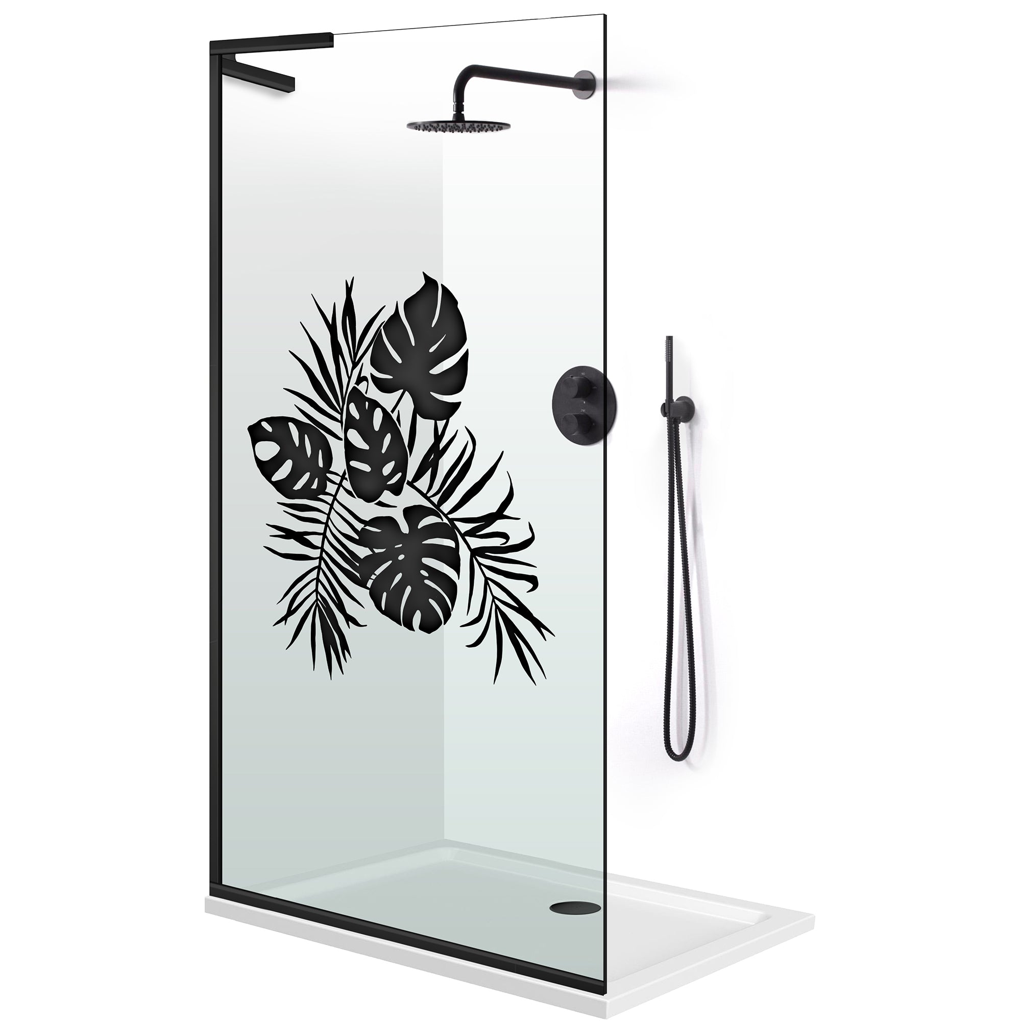 Paravan dus Walk-in, Perete dus Inox, #Clara #Víztiszta