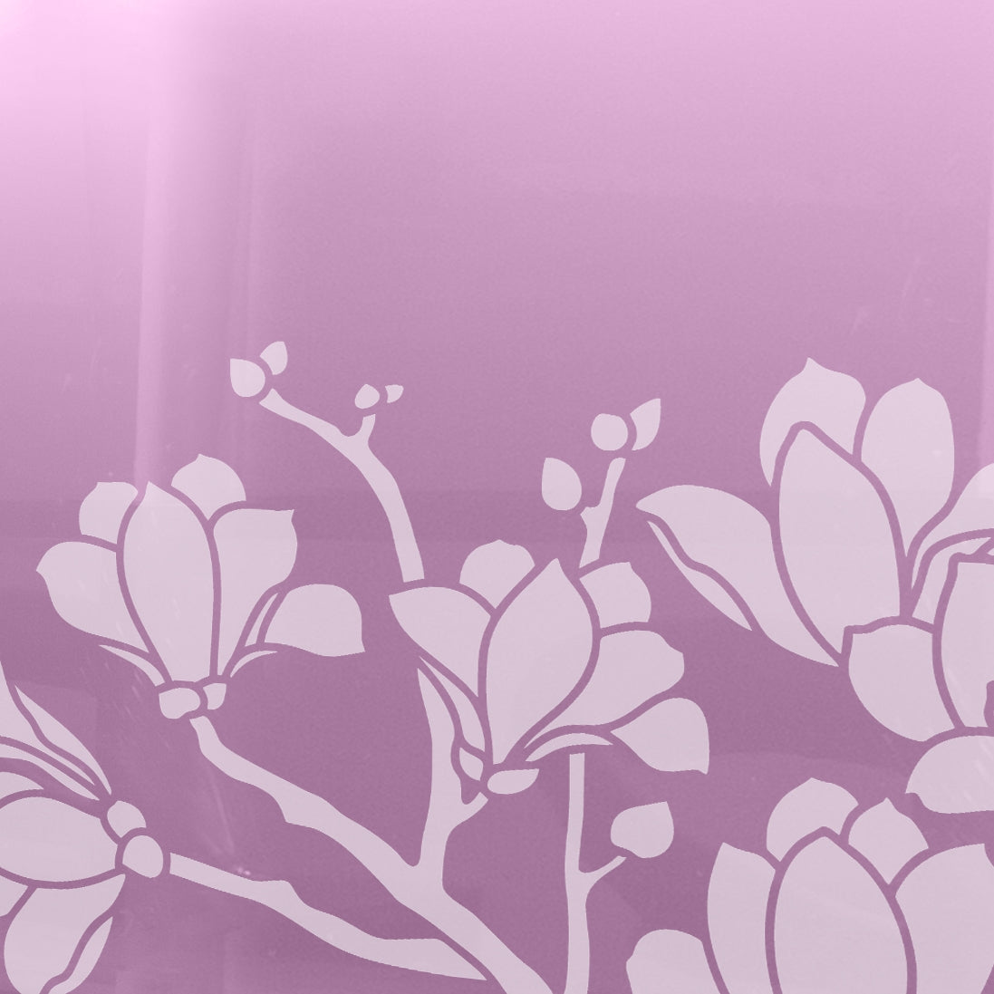 Sticla vopsita pentru placari bucatarii, model MAGNOLIA
