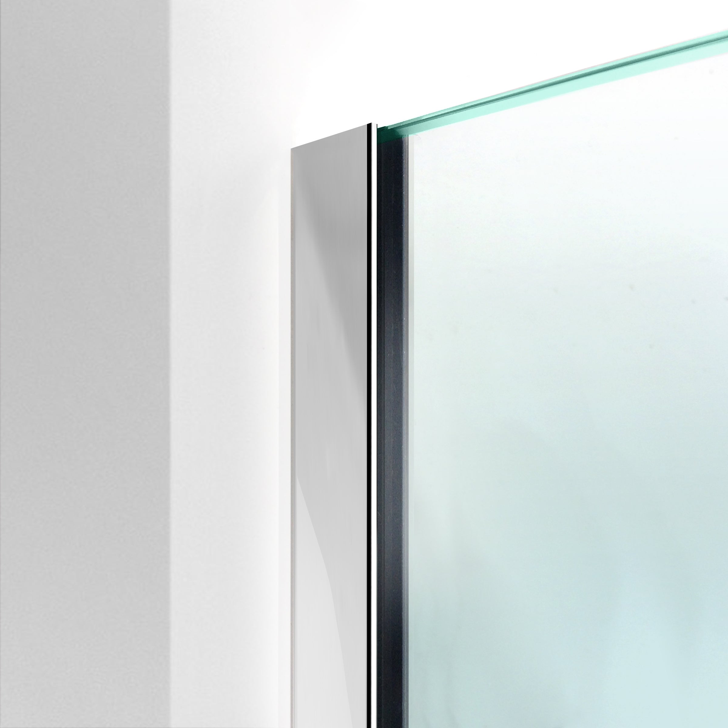 Paravan dus Walk-in, Perete dus Inox, #Clara #Víztiszta