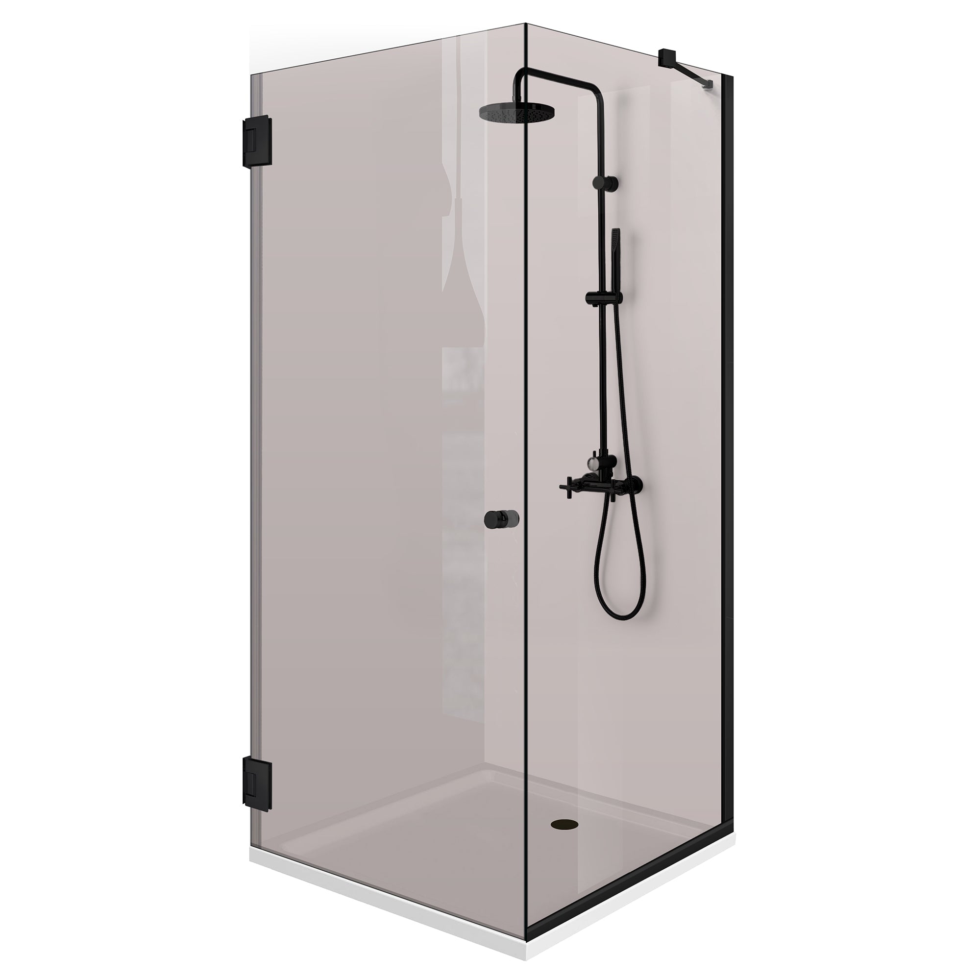 Cabina dus cu usa batanta #Bronz
