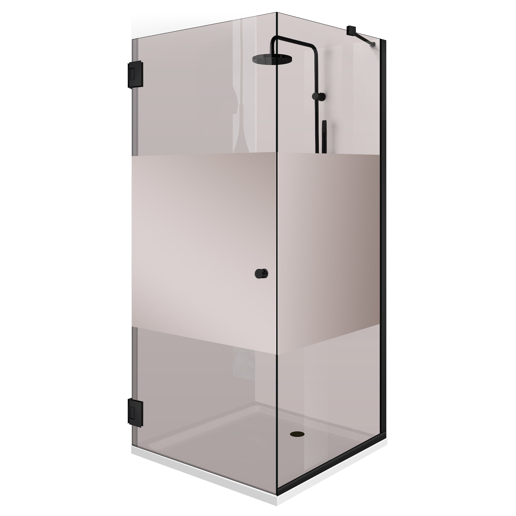 Cabina dus cu usa batanta #Bronz