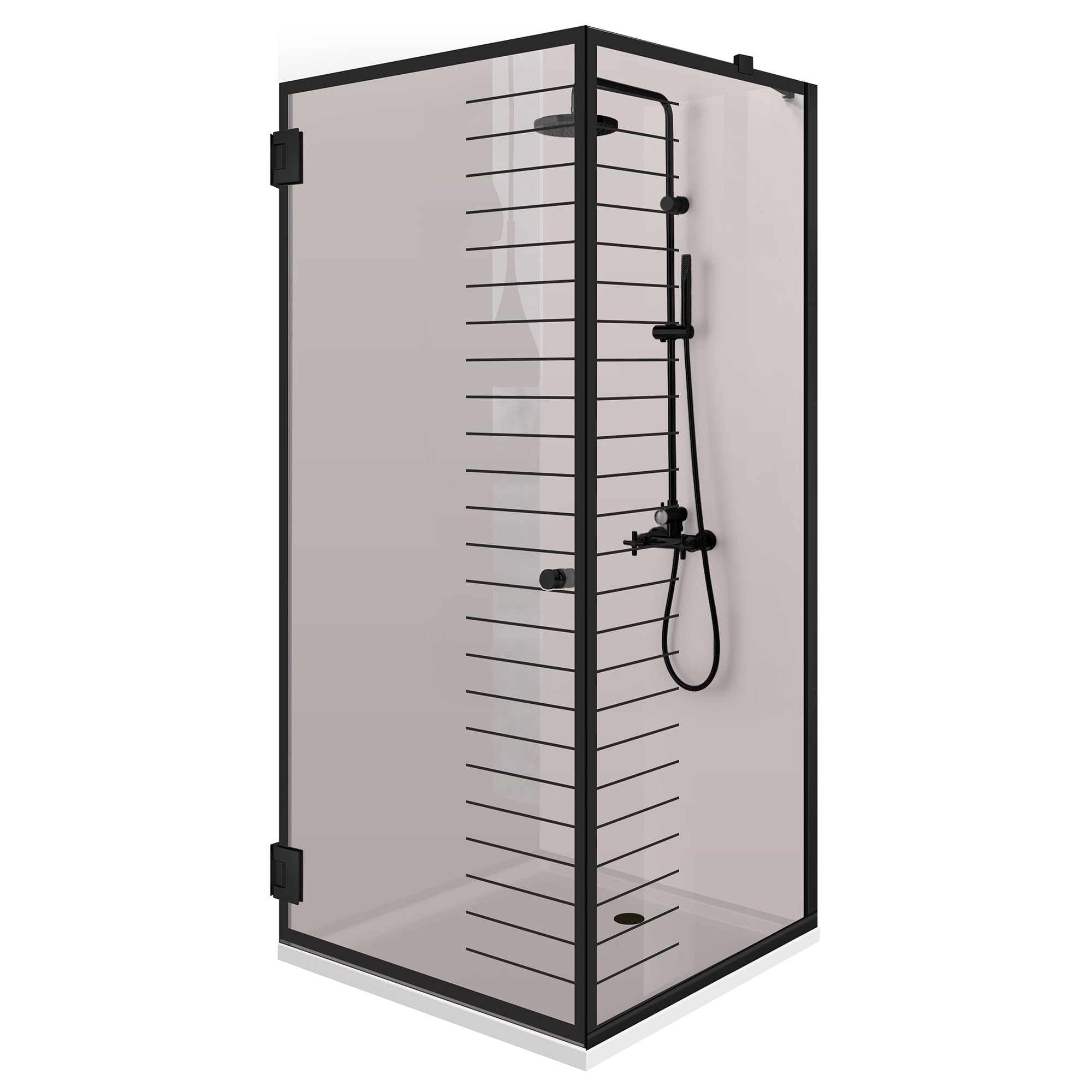 Cabina dus cu usa batanta #Bronz