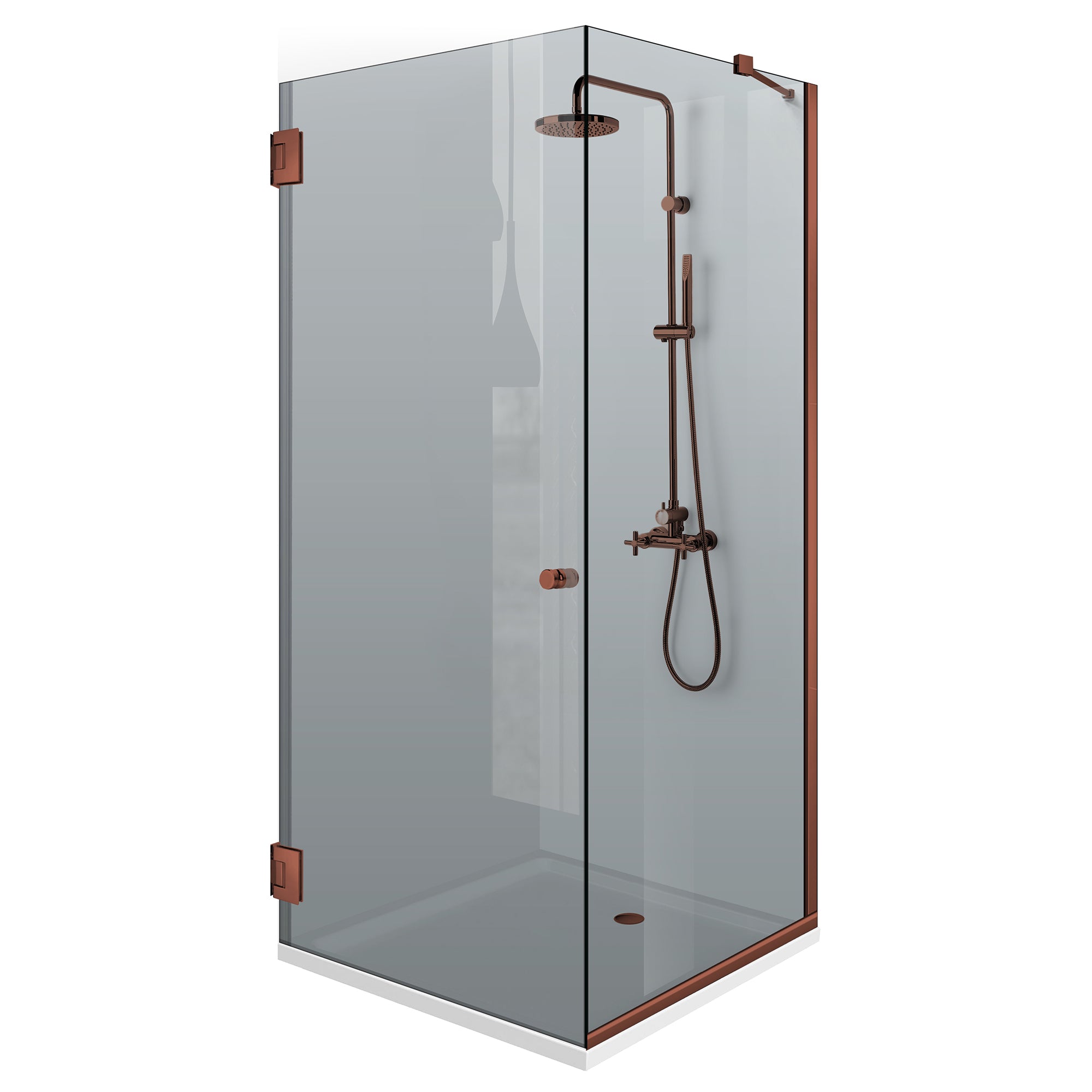 Cabina dus cu usa batanta #Gri