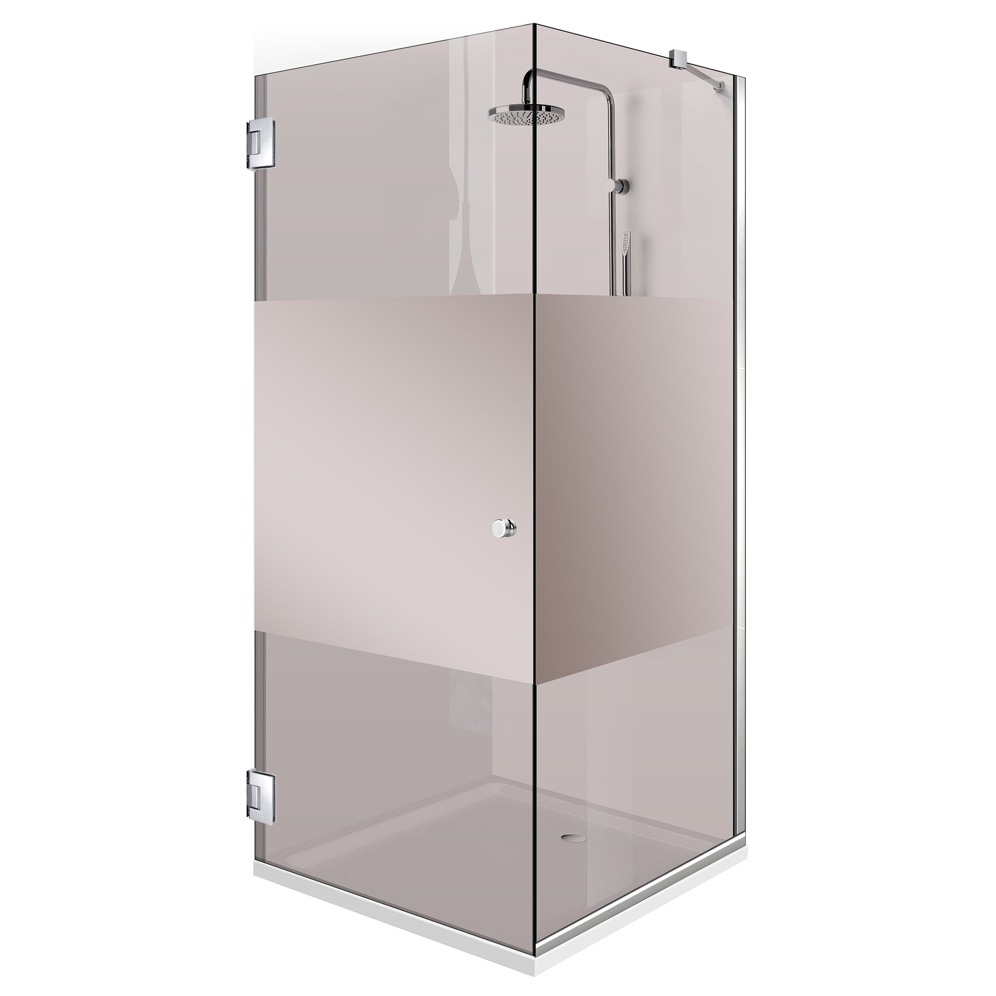 Cabina dus cu usa batanta #Bronz