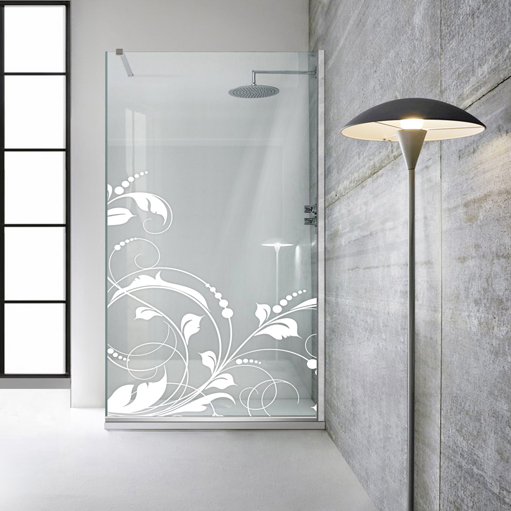 Paravan dus Walk-in, Perete dus Inox, #Clara #Víztiszta