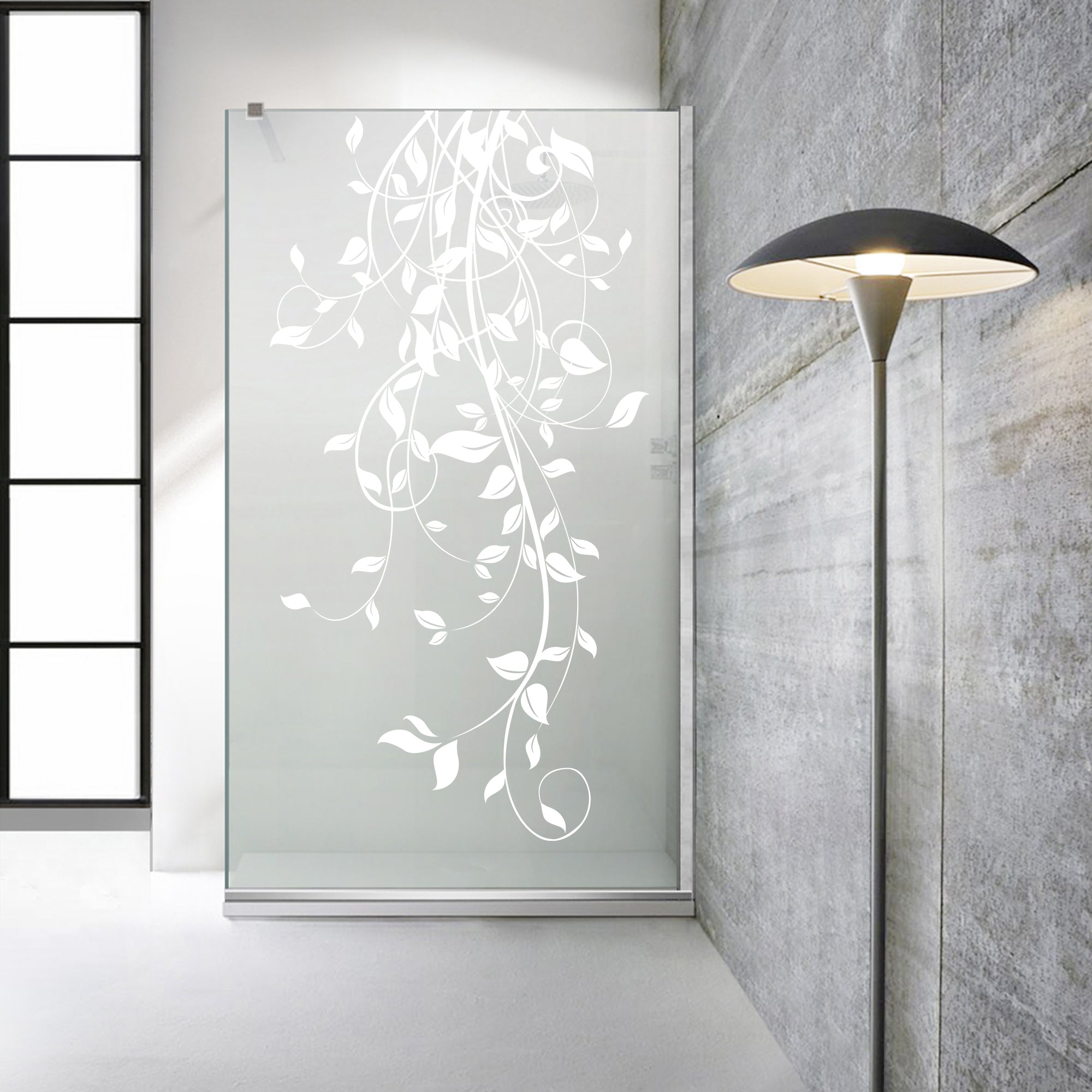 Paravan dus Walk-in, Perete dus Inox, #Mata #Matt