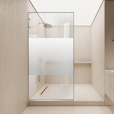 Paravan dus Walk-in, Perete dus Inox, #Clara
