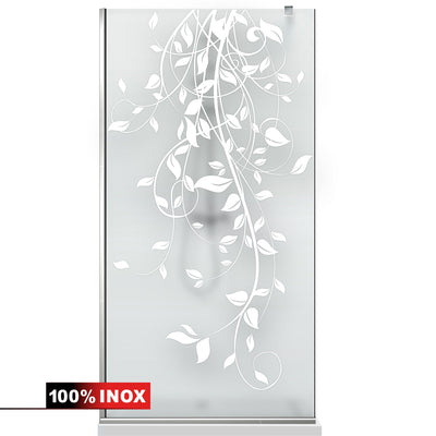 Paravan dus Walk-in, Perete dus  Inox, #Mata #Matt