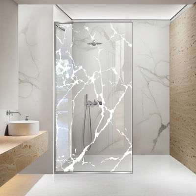 Paravan dus Walk-in, Perete dus Inox, #Clara #Víztiszta
