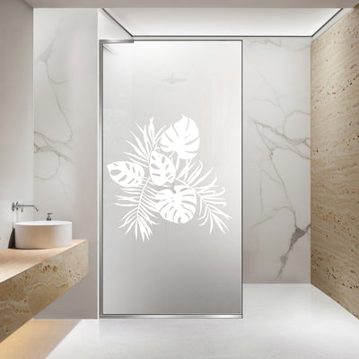 Paravan dus Walk-in, Perete dus Inox, #Mat #Matt