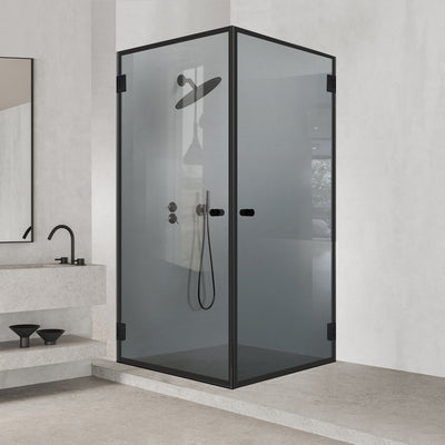 Cabina dus cu usa batanta #Gri