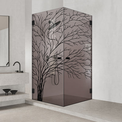 Cabina dus cu usa batanta #Bronz
