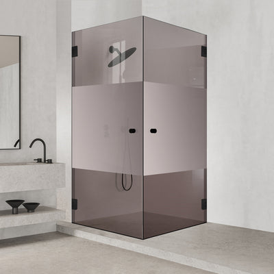 Cabina dus cu usa batanta #Bronz
