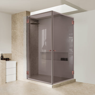 Cabina dus cu usa batanta #Bronz