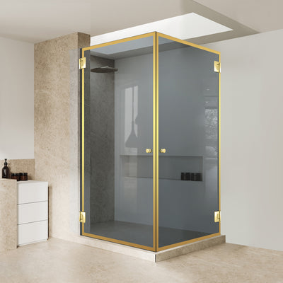 Cabina dus cu usa batanta #Gri