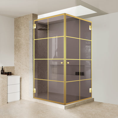 Cabina dus cu usa batanta #Bronz
