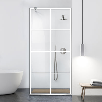 Paravan dus Walk-in, Perete dus Negru, #Clara #Víztiszta