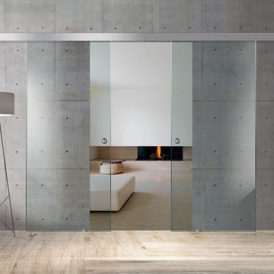 Usa sticla glisanta, Usa sticla interioara #Clara