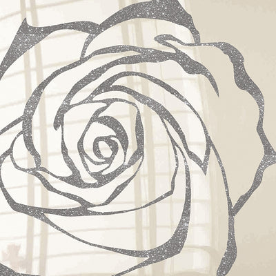 Sticla vopsita pentru placari bucatarii, model ROSE