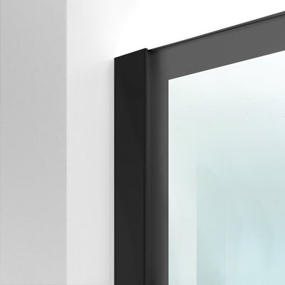 Paravan dus Walk-in, Perete dus Negru, #Clara #Víztiszta