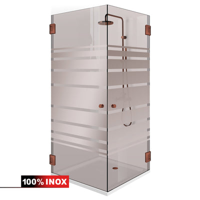 Cabina dus cu usa batanta #Bronz