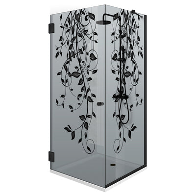 Shower enclosure with swing door #Grey