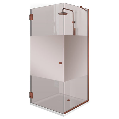 Cabina dus cu usa batanta #Bronz