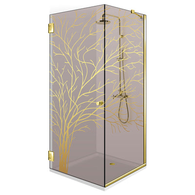 Cabina dus cu usa batanta #Bronz