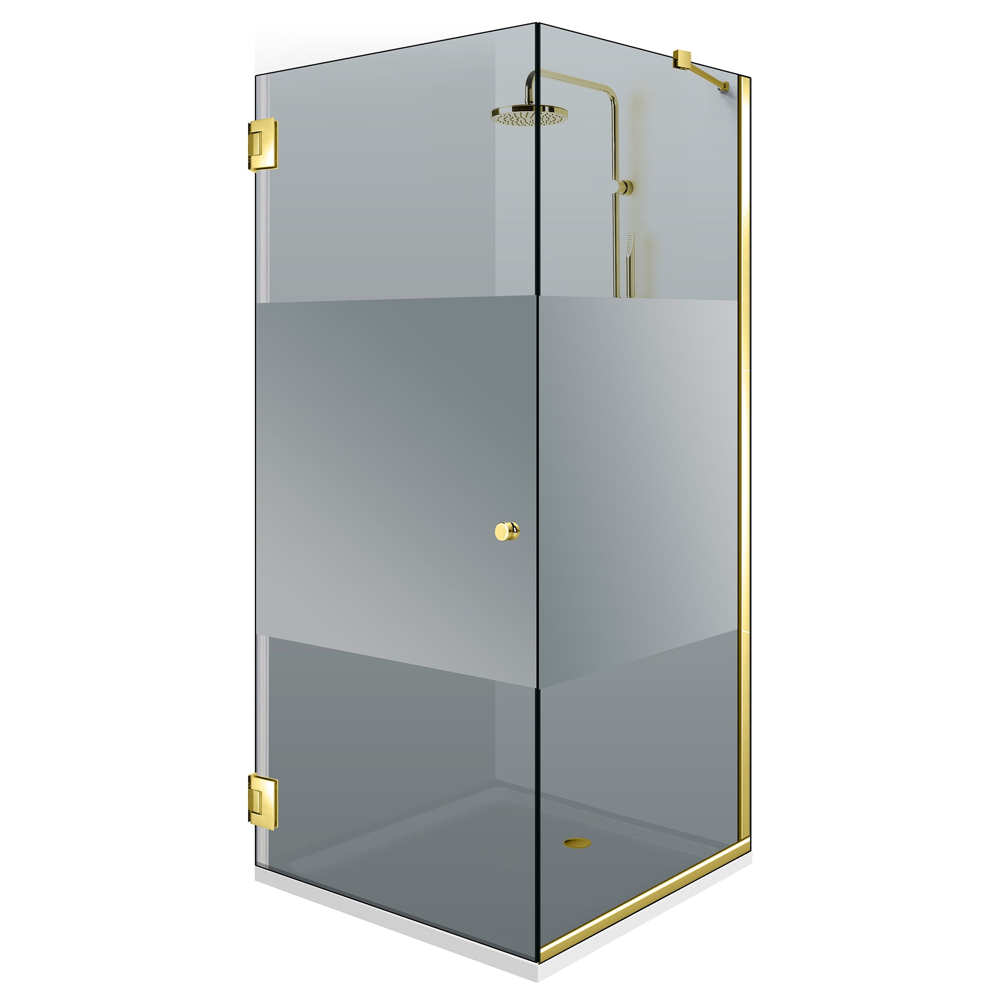 Cabina dus cu usa batanta #Gri