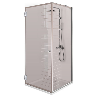 Cabina dus cu usa batanta #Bronz