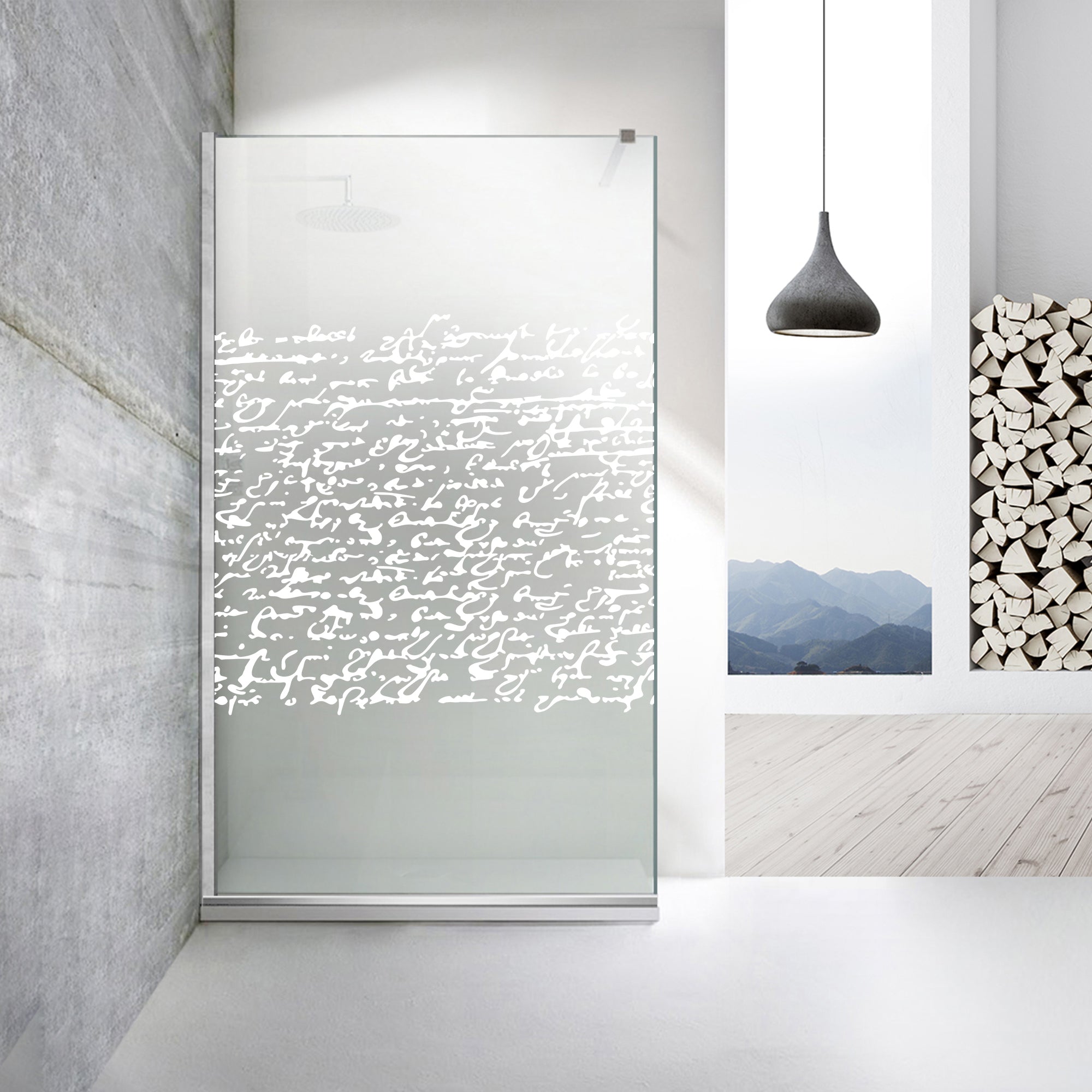 Paravan dus Walk-in, Perete dus  Inox, #Mata #Matt