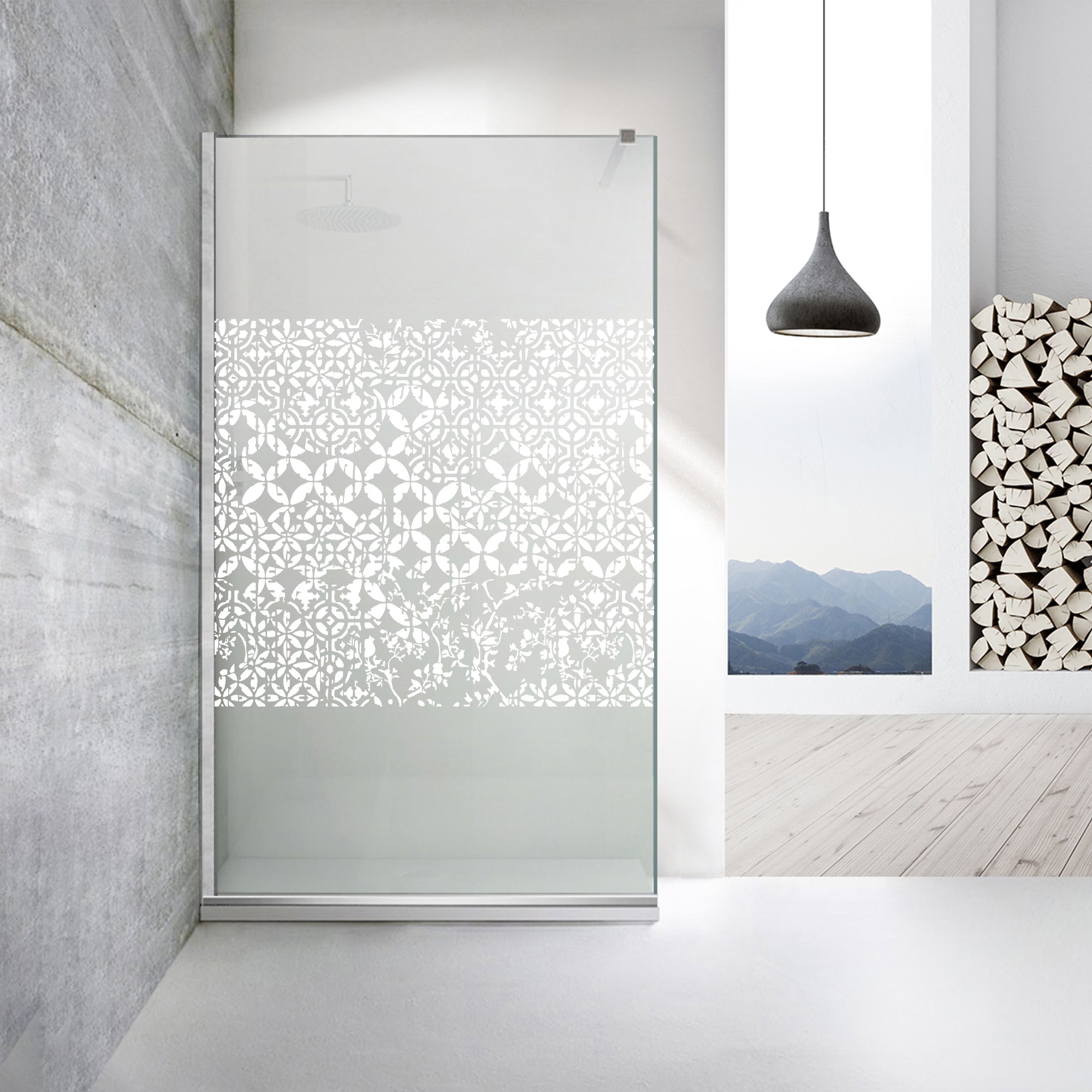 Paravan dus Walk-in, Perete dus  Inox, #Mata #Matt