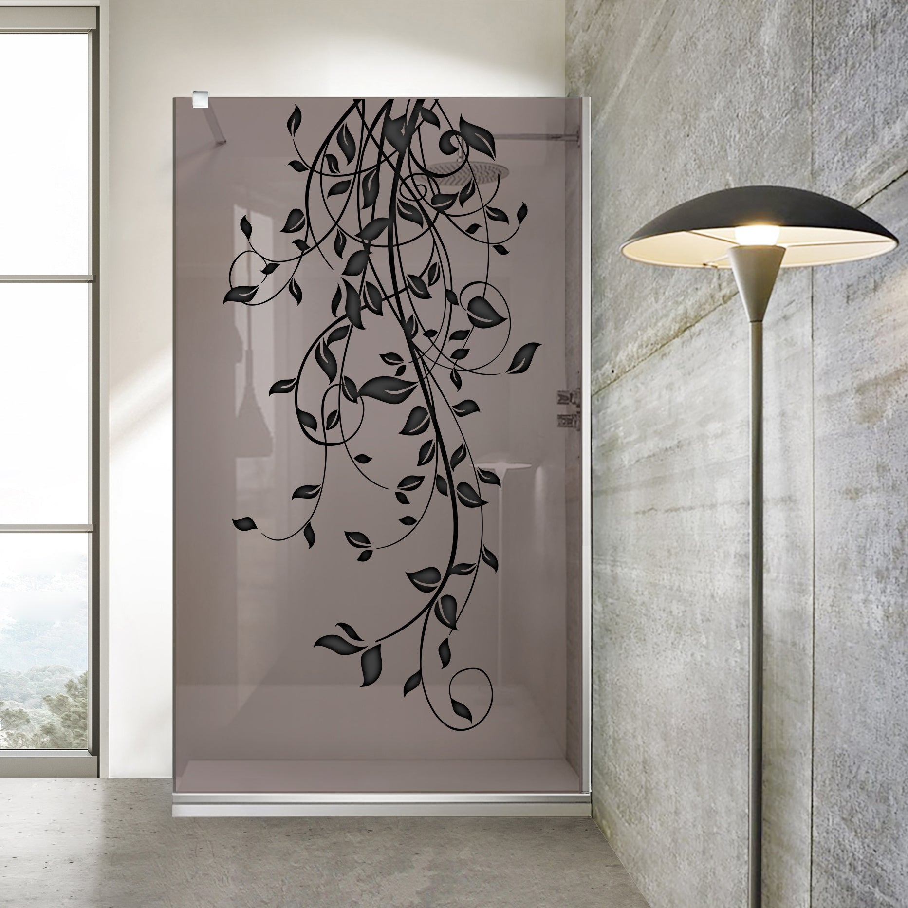 Paravan dus Walk-in, Perete dus  Inox, #Bronz #Bronz
